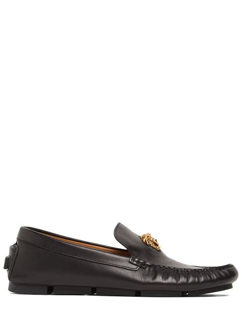 mocassins heren versace|Versace men's loafers.